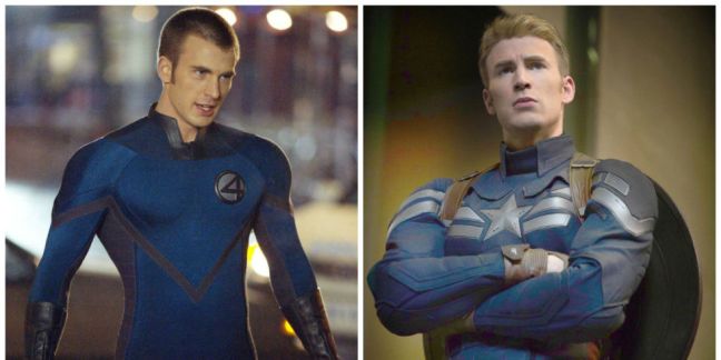 actors, captain america, human torch, marvel, fox, disney,mcu, avengers, fantasticfour, chris evans,